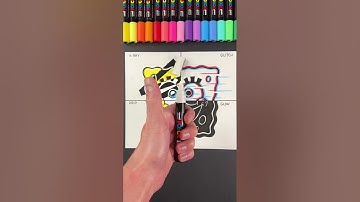 One Drawing But, 4 Different Styles! Pt. 4 #shorts