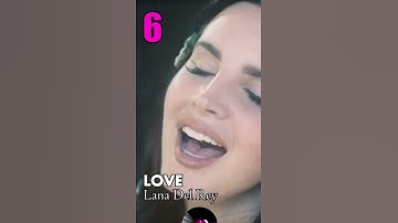 Thumbnail of 10 Iconic Songs of Lana Del Rey! 🇺🇸 #shorts