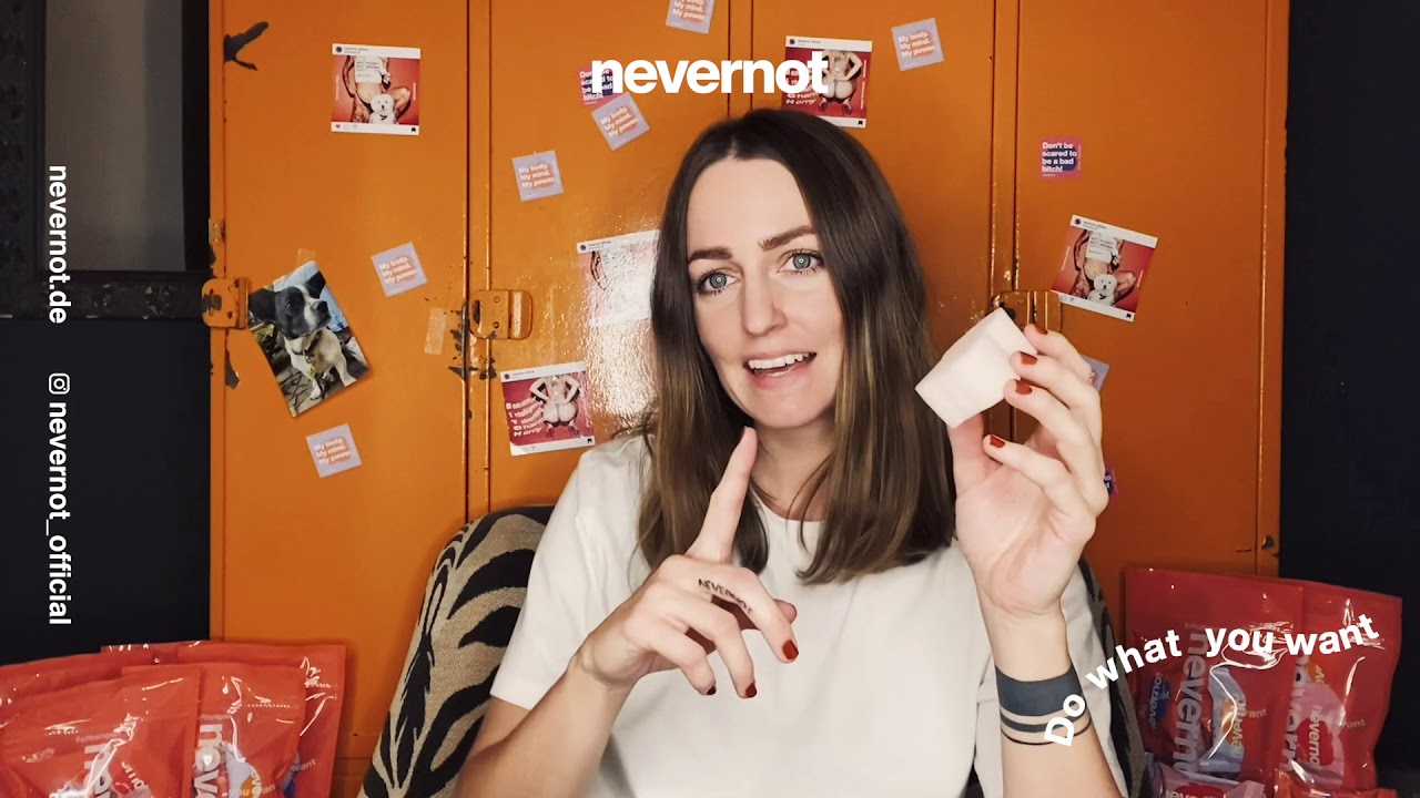 nevernot Softtampons - so ist die Entfernung und Einführung ganz einfach