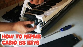 How to repair Casio 88 keys Digital piano touch response problem CDP Px Privia Celviano