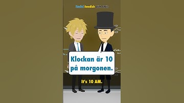 Learn Swedish: What time is it?
