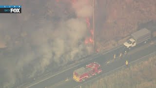 'Rabbit Fire' in Moreno Valley now at 600 acres