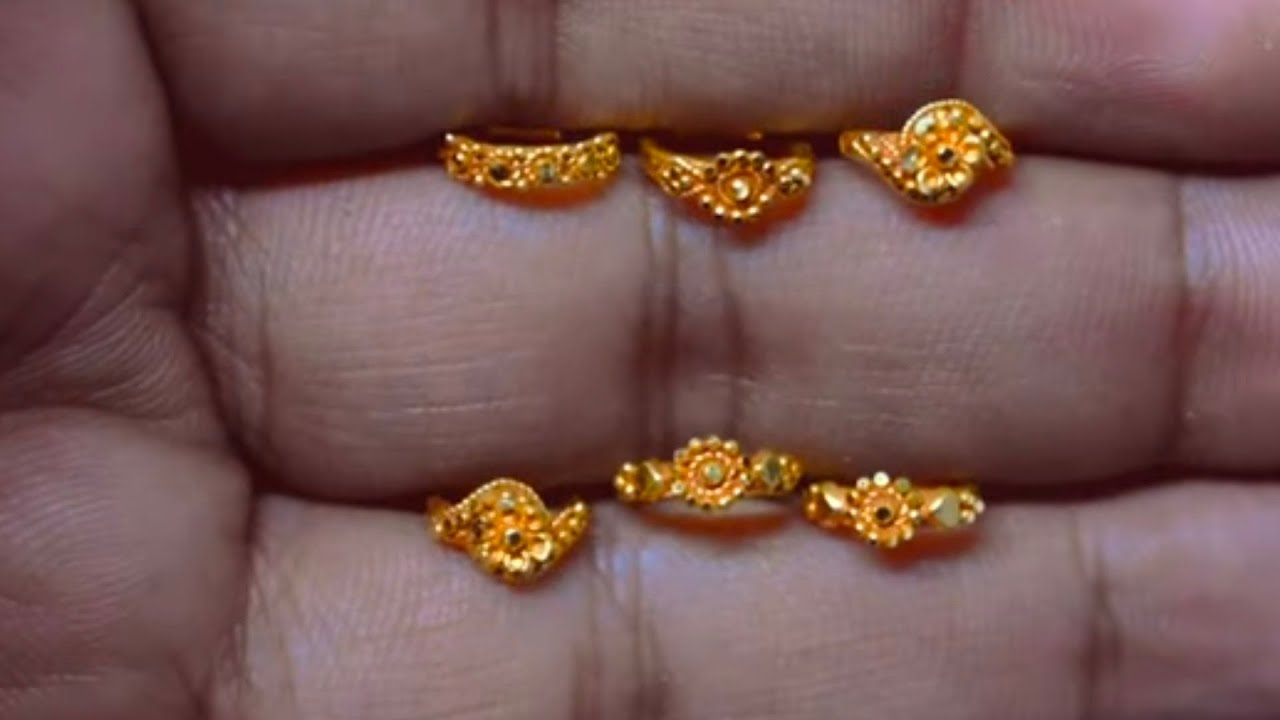 Gold Nose Pin Designs | Latest Nose pin Designs | Jewellery Making ...