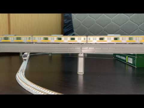 Nゲージ 鉄道模型 N-gauge 橋下望列車 (中央與総武 3, Kato與Kato)