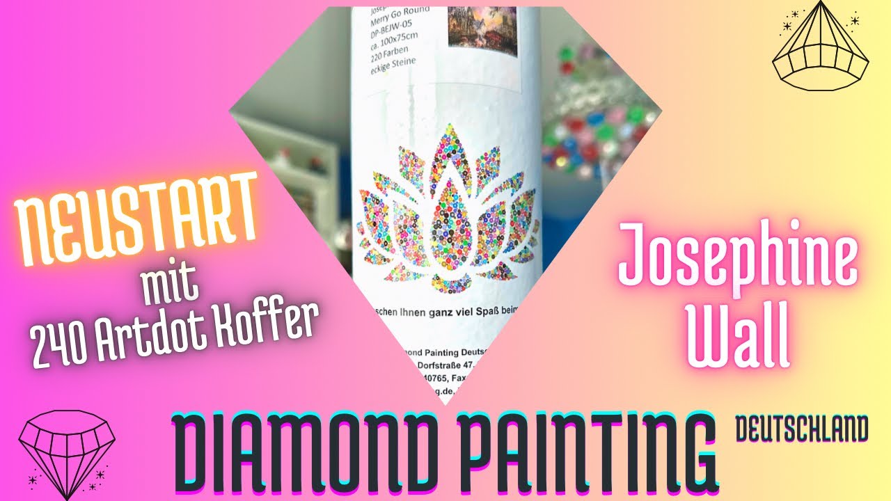 💎 NEUSTART 240 Artdot Sortierkoffer Diamond Painting Deutschland Josephine Wall #josephinewall #01