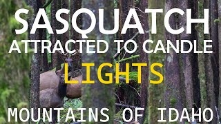 SASQUATCH AT ELK CAMP IN IDAHO | (It Was Attracted To The Candle Light!!!)