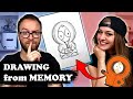 Drawing from MEMORY - Boyfriend VS Girlfriend | *** FUNNY REACTIONS ***