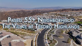 Tour Paseo: Neighborhood in The Gated 55+ Villas at Tesoro Highlands (Includes Interior Views)