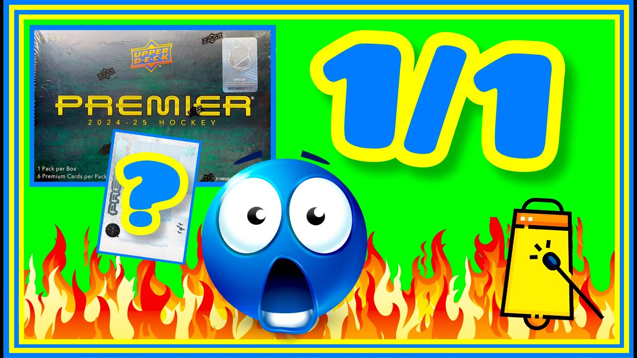 1 из 1!! 2024-25 Upper Deck Premier Hockey Hobby Box Break (2025)
