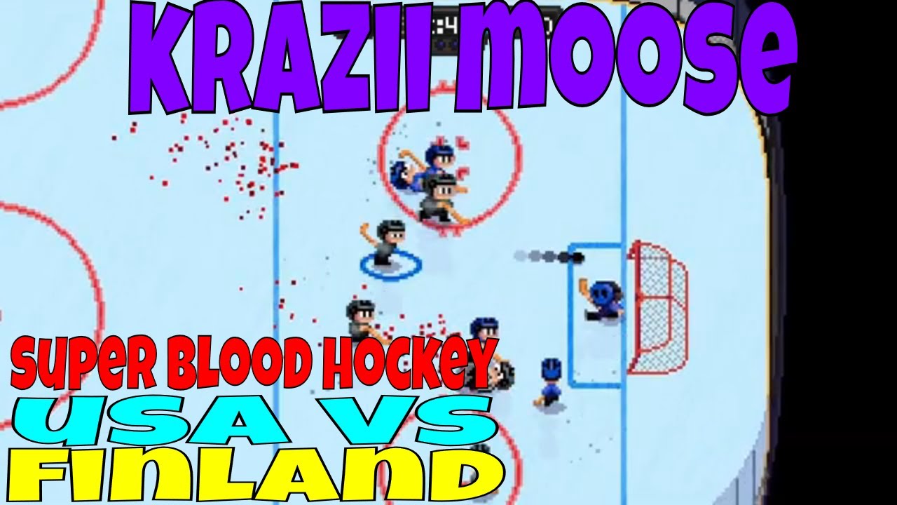 Super Blood Hockey USA vs Finland With Play By Play Call