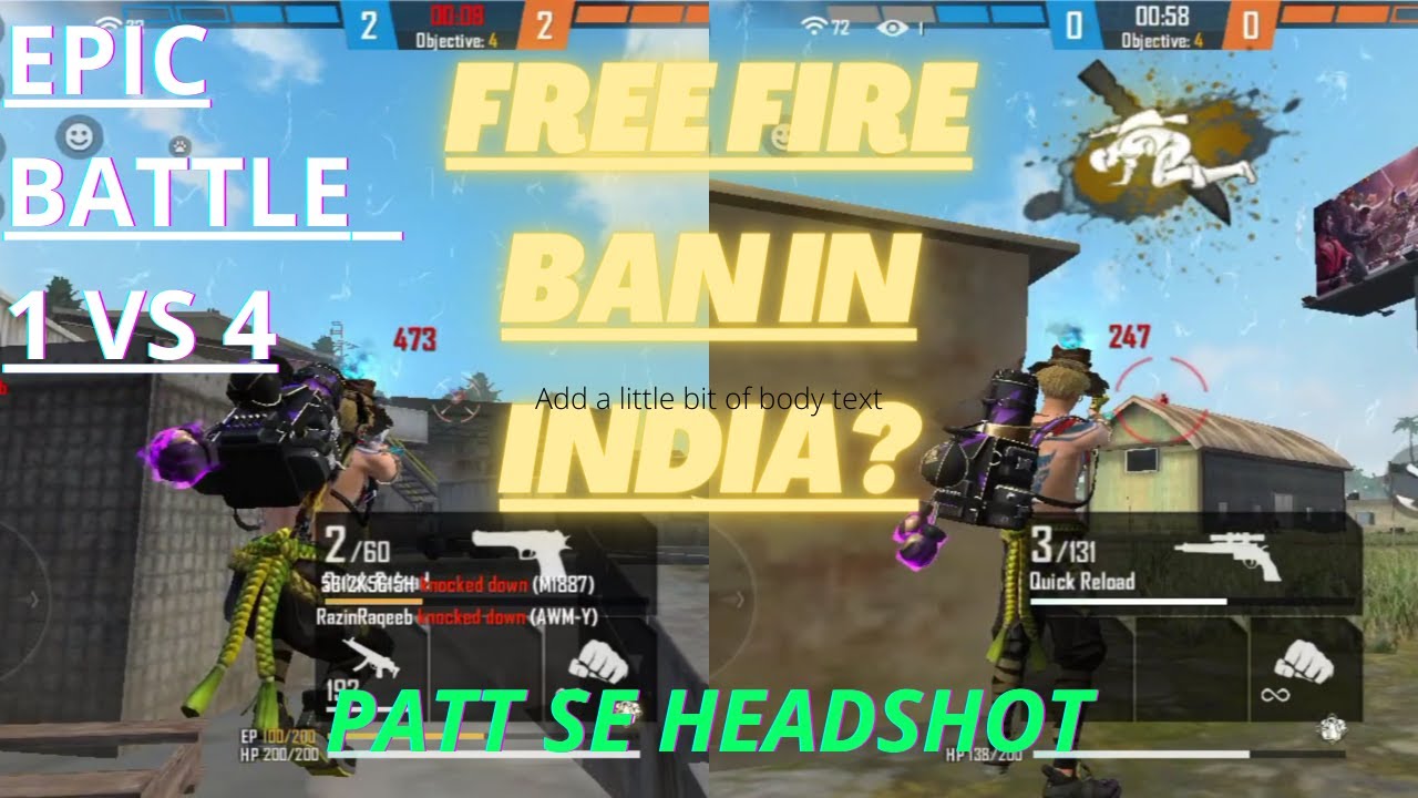 Is Free Fire Ban In India Best Free Fire Gameplay Gerena Free