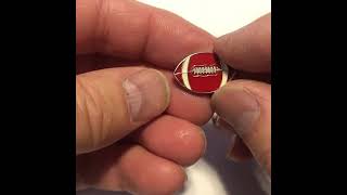 Football Lapel Pin NFL CFL Enamel Pin Pigskin Pro Sports Pin #football #lapelpin #enamelpins #nfl