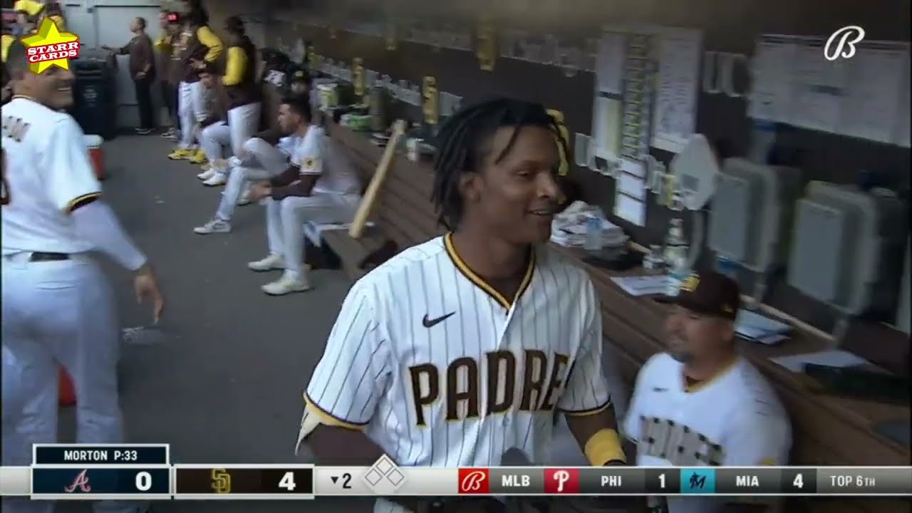 Padres' C.J. Abrams gets silent treatment after first HR, Machado caps five-hit-game with dinger