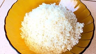 Homemade Desiccated Coconut without oven