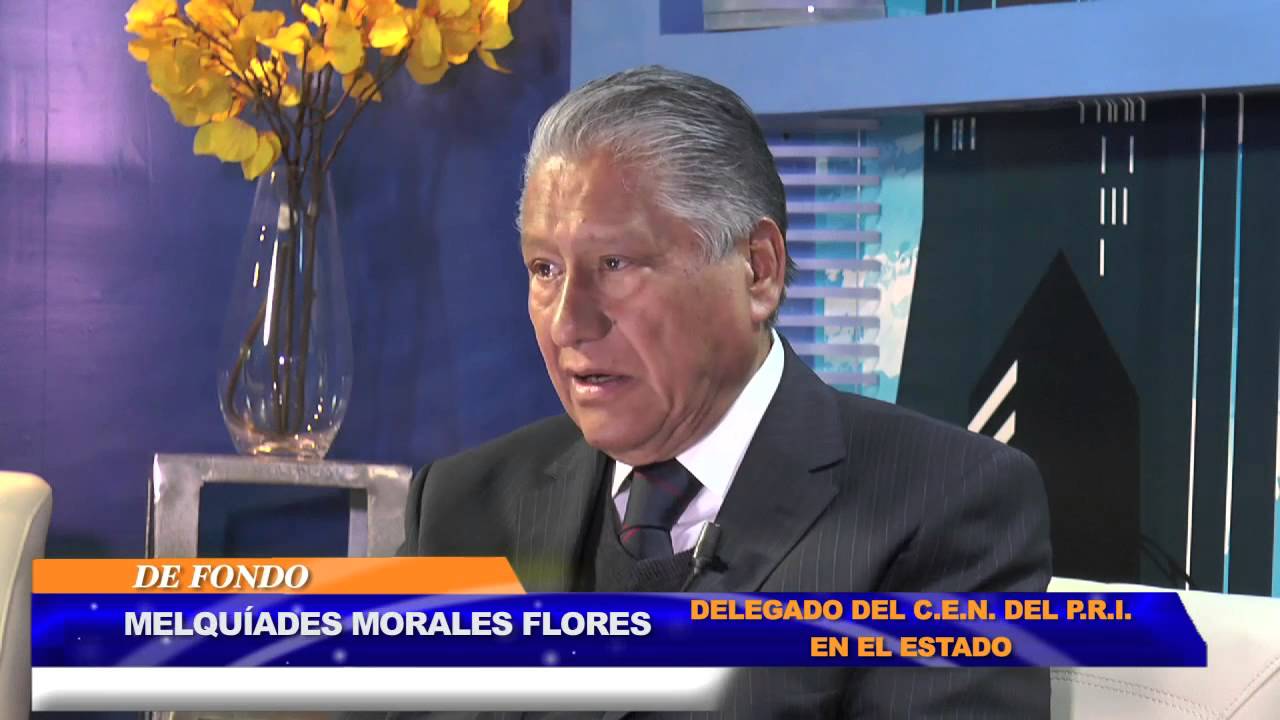Melquíades Morales Flores, Delegado del C.E.N. del P.R.I en el Estado