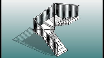 Everyday Revit (Day 287) - U Shape Stairs with Winders (Stairs by Sketch)