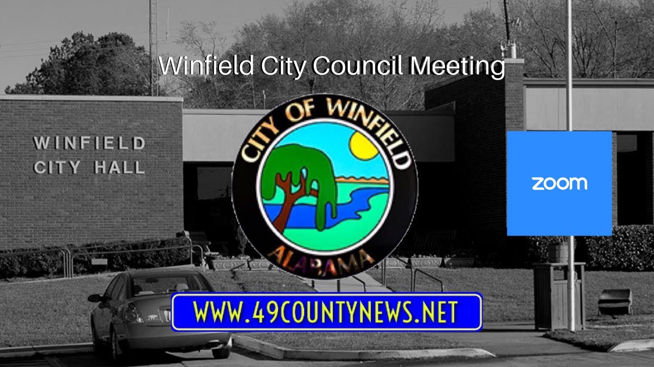Winfield City Council Meeting Zoom Meeting 07/07/2020 YouTube