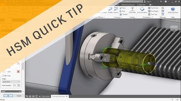 Inventor HSM QUICK TIP: Create a Turning Setup