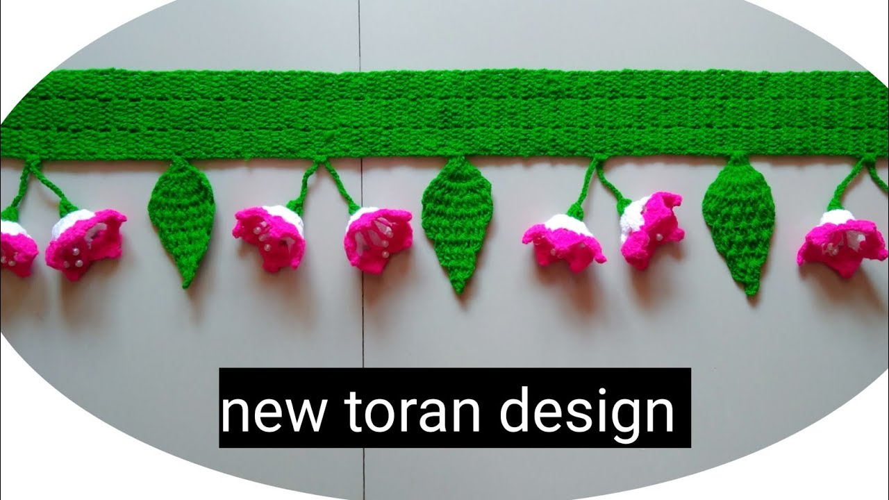 New toran design / toran design / crochet toran / leaf toran 