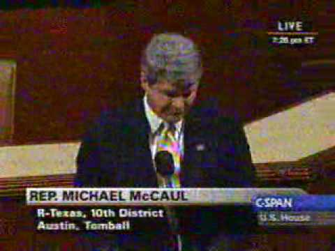 McCaul's Floor Speech regarding Jennifer Heiden's ...