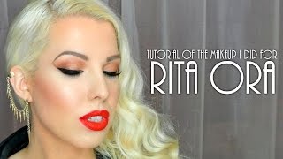 Rita Ora makeup tutorial, the products and techniques I used when doing her makeup