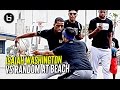 JellyFam Isaiah Washington 1 on 1 vs Random Fan at Venice Beach!!! #BILAAG Weekend