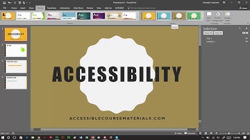 Microsoft PowerPoint Accessible Color