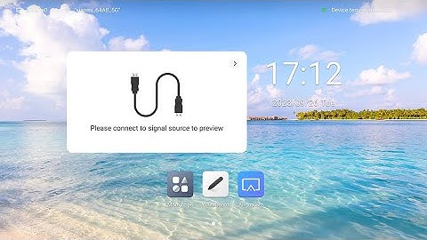 MiBoard V12 Whiteboard function