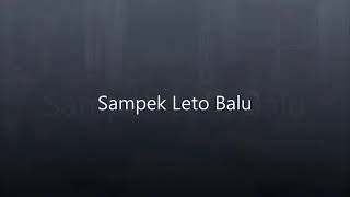 Sape leto balu
