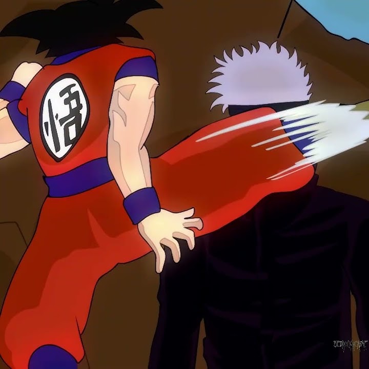 If Gojo Was In DBZ 🔥🥶 - Satoru Gojo Vs Goku | #gojo #goku #jjk #dbz #edit #viral