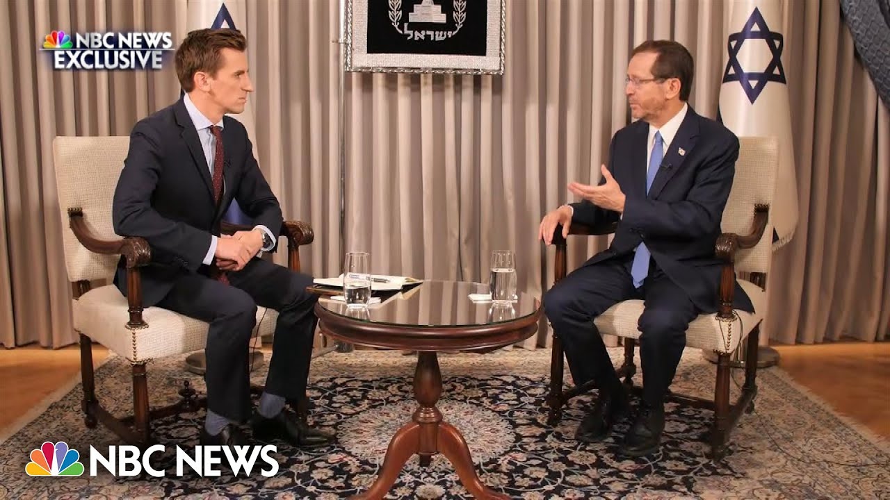 Israeli president speaks about crisis in Gaza amid war with Hamas