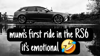 mum gets abit more than she expected from the RS6 #rs6 #audirs6 ##rs06mav