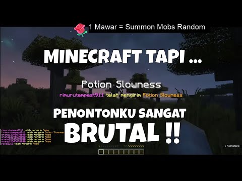 MINECRAFT TAPI PENONTONKU SANGAT BRUTALLL !!!