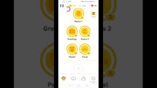 Solving a set of Duolingo Puzzles Basics 1 Without Mistakes screenshot 5