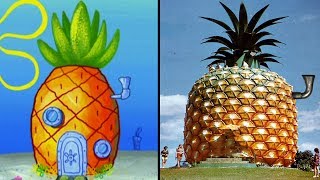 10 KIDS  CARTOON HOUSES THAT ACTUALLY EXIST IN REAL LIFE!