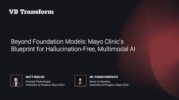 Mayo Clinic’s Blueprint for Hallucination-Free, Multimodal AI | VB Transform 2025