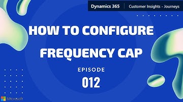 How to configure Frequency Cap