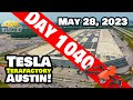 A SMOOTH SUNDAY AT GIGA TEXAS! - Tesla Gigafactory Austin 4K  Day 1040 - 5/28/23 - Tesla Terafactory