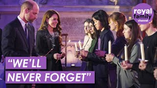 Prince William Makes Promise to Holocaust Survivors Before Lighting Candles with Kate