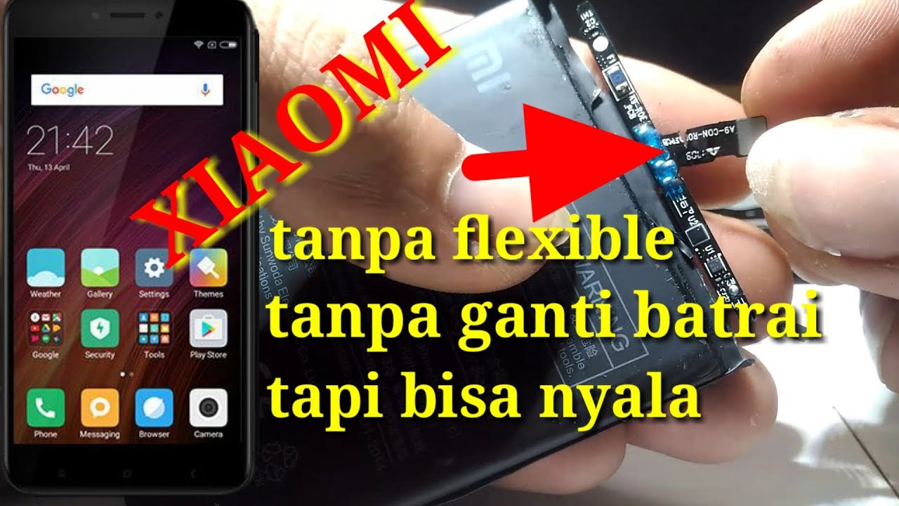 trick cara memperbaiki batrai tanam android xiaomi 4x batery eror II