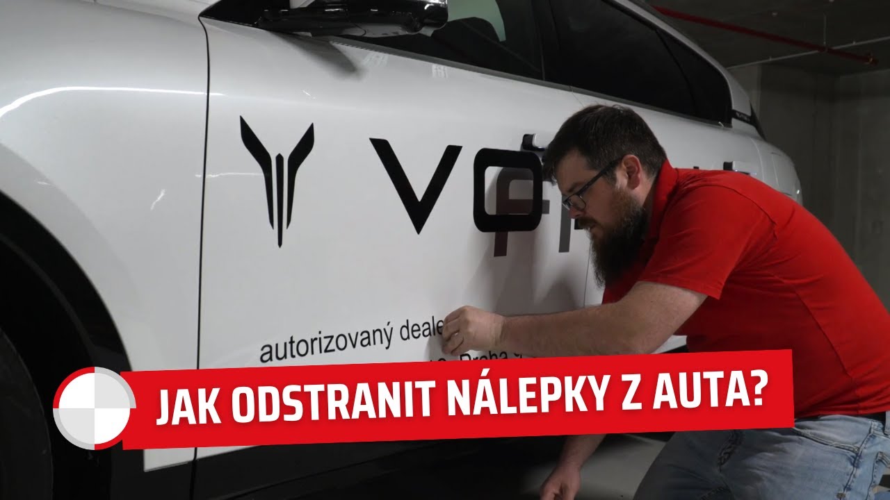 Jak odstranit nálepky z auta?