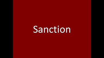 Sanction