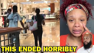 Woman Gets Jumped By Her Baby Daddys Girlfriend & Her Family