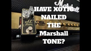 How Does The Xotic SL Drive Compare To A Marshall Amp? - YouTube