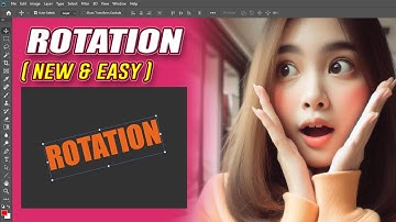How to rotate text in Photoshop