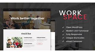 WorkSpace - Creative CoWorking Office WordPress Theme | Themeforest Website Templates and Themes