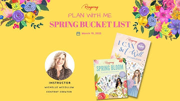 Plan With Me Spring Bucket List Workshop🌸| Create An Awesome Spring Bucket List