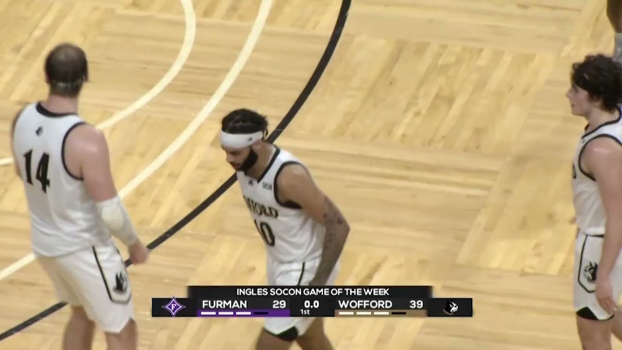 Men's Basketball vs. Furman Highlights | January 27th, 2024