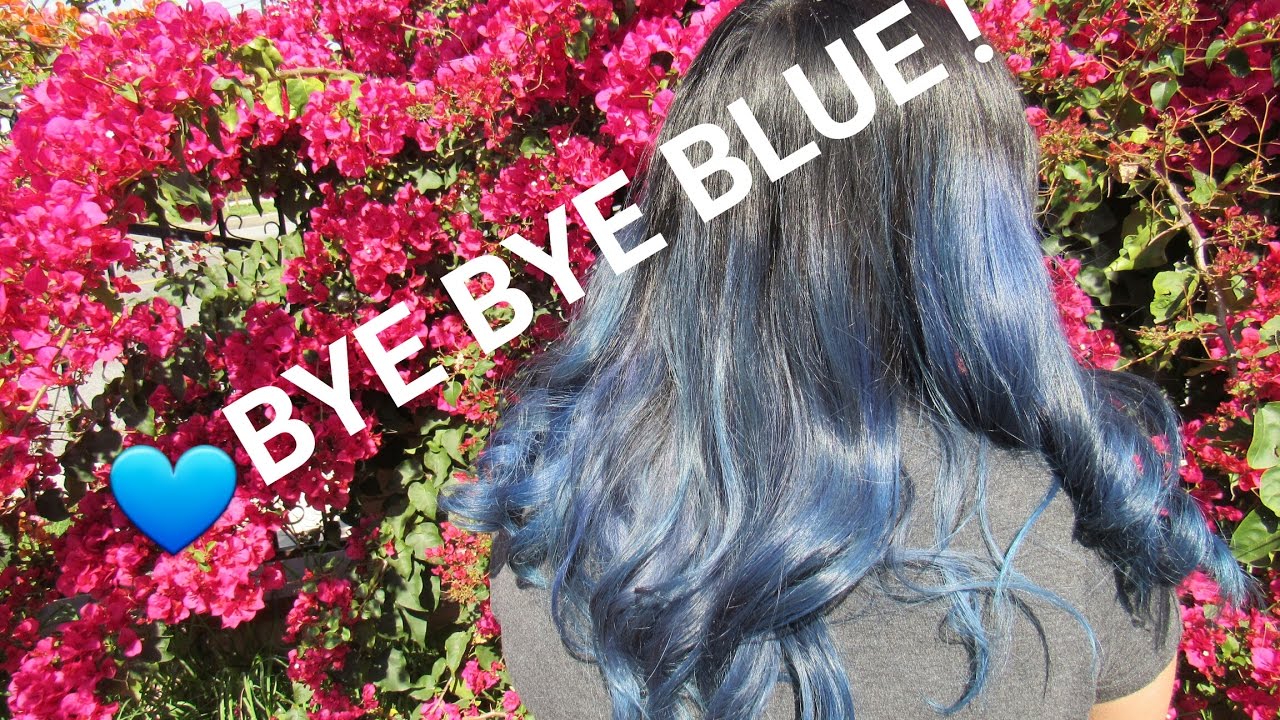 SUCCESSFULLY REMOVING BLUE+GREEN HAIR DYE WITHOUT BLEACH? RENEE