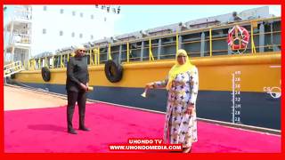 WATCH PRESIDENT SAMIA RING THE BELL IN KIGOMA BEFORE A LARGE CROWD